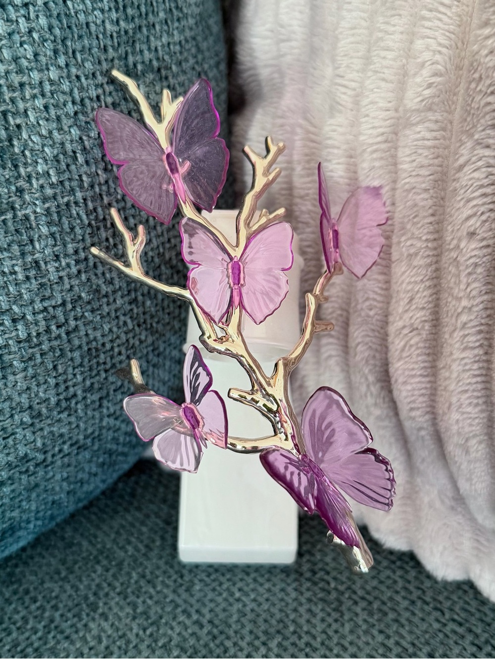 NWOT Bath & Body Works Wallflowers Plug - Translucent Butterflies